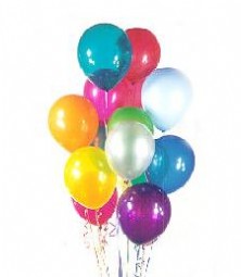  Ankara Hackara Beypazar iek sat  19 adet karisik renkte balonlar 