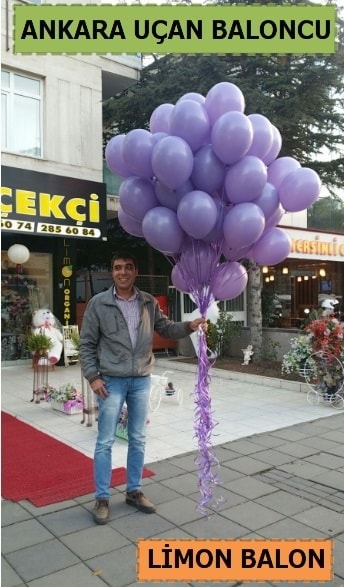 Ankara 50 adet istenilen renkte uan balon  Ankara Cumhuriyet Beypazar ucuz iek gnder 